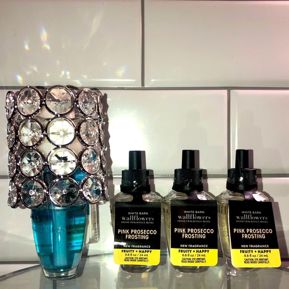 Bath & Body Works Other - Pink Prosecco Frosting : Bath & Body Works Wallflower Plug & Refill Bund…